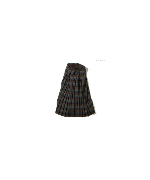 AURALEE（オーラリー）の「SUPER LIGHT WOOL CHECK PLEATED SKIRT  