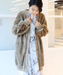 ✨試着のみ✨【JENNE】立体ティアードブルゾン ベージュ M ジェンヌJENNE 立体ティアードブルゾン ベージュ/M