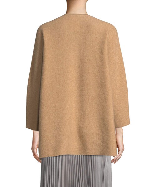 CLUB MONACO（クラブモナコ）の「Club Monaco Lydal Open-Front Cashmere Cardigan（カーディガン/ボレロ・レディース・Brown・X-small / Small/Medium / Large）」の2枚目の写真