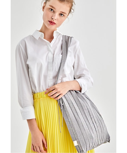 Lucky Pleats Knit M Vanilla | JOSEPH AND STACEY
