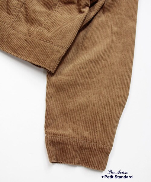 paravion（パラビオン）の「後ろリボンジャケット（ジャケット/アウター・レディース・デニム/ボルドー/キャメル・ONE）」の10枚目の写真