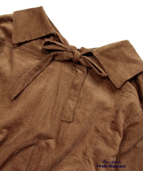 paravion（パラビオン）の「後ろリボンジャケット（ジャケット/アウター・レディース・デニム/ボルドー/キャメル・ONE）」の11枚目の写真