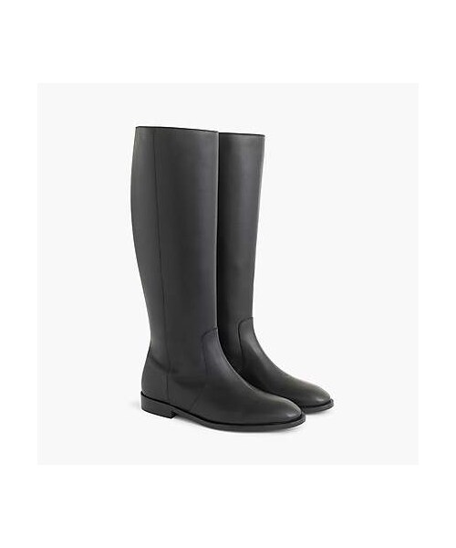 J.Crew,Leather riding boot with 