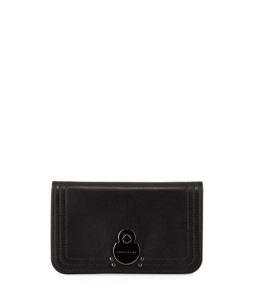 LONGCHAMP（ロンシャン）の「Longchamp Cavalcade Leather Wallet on a Chain（ショルダー