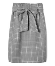 GRL | フロントリボングレンチェックタイトスカート(スカート)