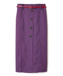 GRL | ベルト付きガンクラブチェックタイトスカート(スカート)