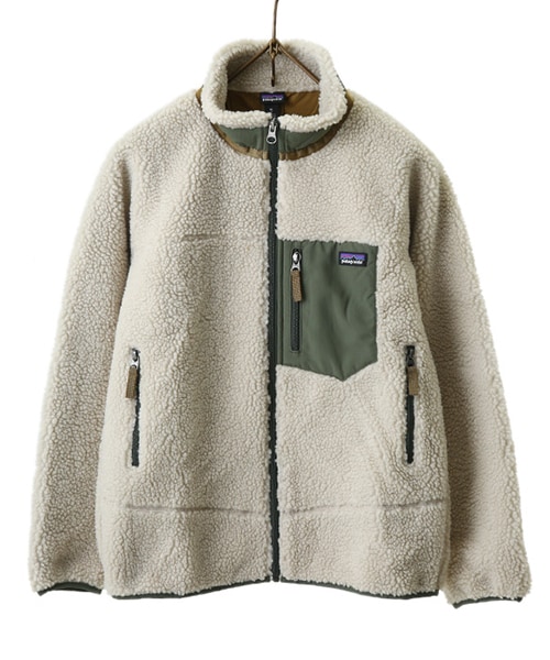 patagonia（パタゴニア）の「＜Kid's Retro-X Jacket＞-NATURAL GREEN ...