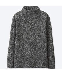 UNIQLO | ソフトニットフリースハイネックT（長袖）(Tシャツ/カットソー)