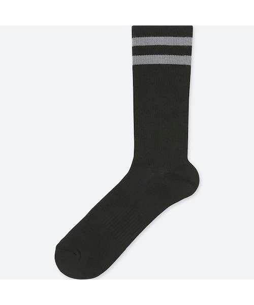 UNIQLO（ユニクロ）の「パイルラインソックス（ソックス/靴下・メンズ・WHITE 00/NAVY 69/GRAY 03/BLACK 09・27-29/25-27）」の2枚目の写真