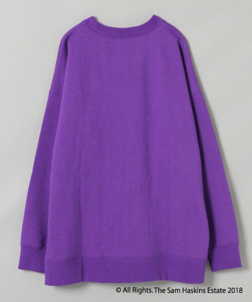 タグ付き新品★ジーナシス【別注】SAM HASKINSスウェットプルオーバー JEANASIS - タグ付き新品☆ジーナシス【別注】SAM HASKINSスウェット