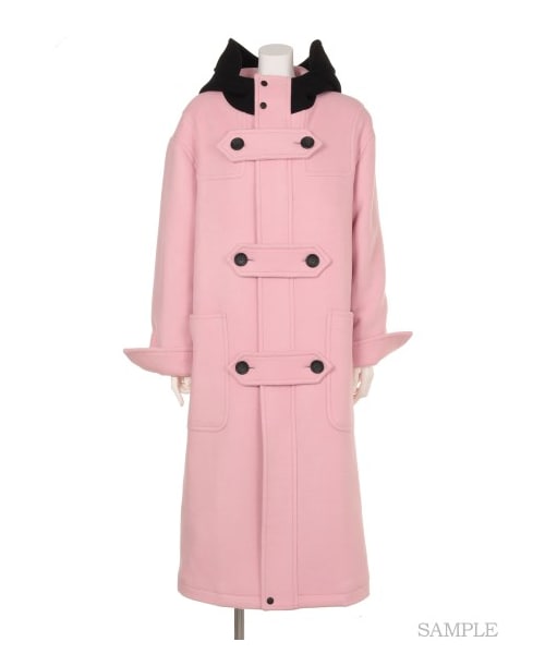 lilLilly（リルリリー）の「バイカラーダッフルコート（）」 - WEAR