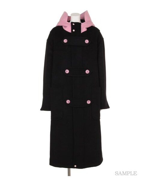 lilLilly（リルリリー）の「バイカラーダッフルコート（）」 - WEAR