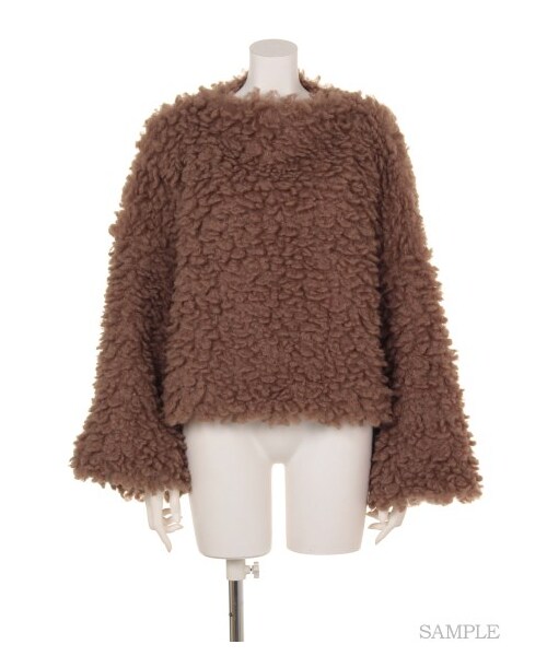 lilLilly(リルリリー)の「プードルプルオーバー(トップス・レディース・WHITE/BROWN/BLACK・FREE)」の11枚目の写真
