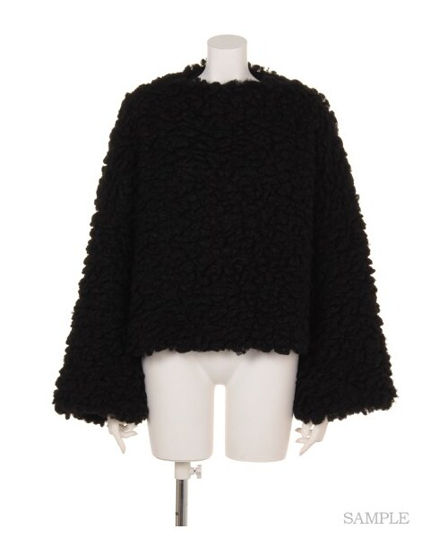 lilLilly(リルリリー)の「プードルプルオーバー(トップス・レディース・WHITE/BROWN/BLACK・FREE)」の13枚目の写真