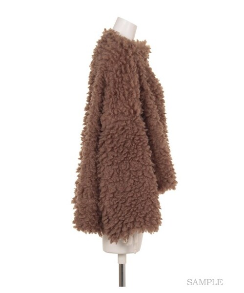 lilLilly(リルリリー)の「プードルプルオーバー(トップス・レディース・WHITE/BROWN/BLACK・FREE)」の6枚目の写真