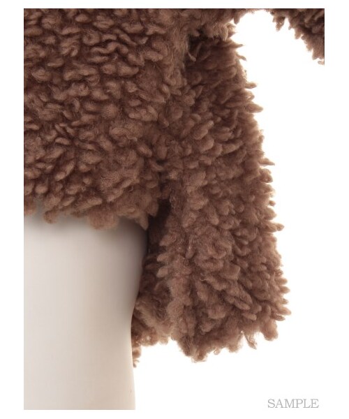 lilLilly(リルリリー)の「プードルプルオーバー(トップス・レディース・WHITE/BROWN/BLACK・FREE)」の9枚目の写真