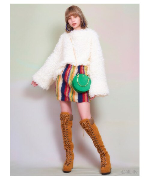 lilLilly(リルリリー)の「プードルプルオーバー(トップス・レディース・WHITE/BROWN/BLACK・FREE)」の1枚目の写真