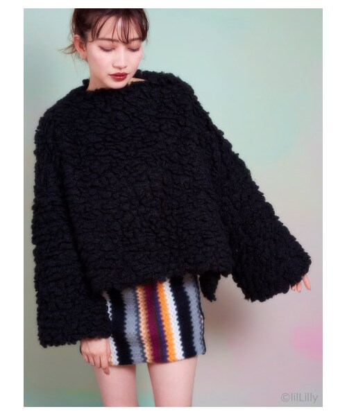 lilLilly(リルリリー)の「プードルプルオーバー(トップス・レディース・WHITE/BROWN/BLACK・FREE)」の15枚目の写真