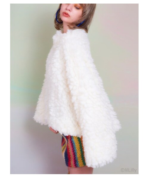 lilLilly(リルリリー)の「プードルプルオーバー(トップス・レディース・WHITE/BROWN/BLACK・FREE)」の14枚目の写真
