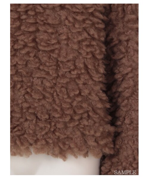 lilLilly(リルリリー)の「プードルプルオーバー(トップス・レディース・WHITE/BROWN/BLACK・FREE)」の8枚目の写真