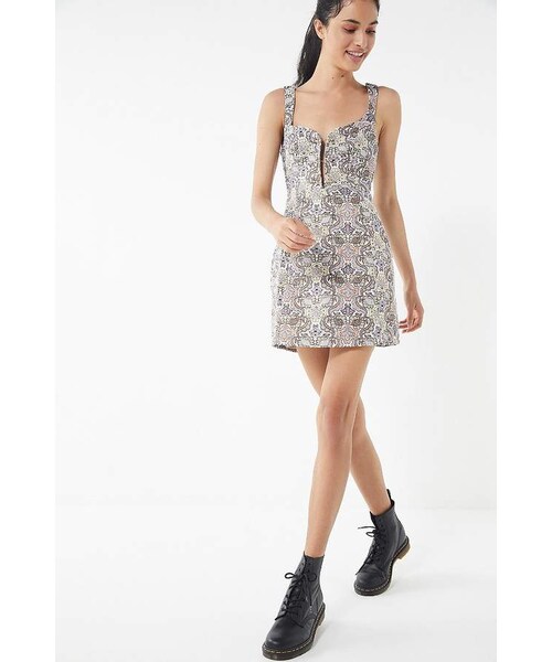 for love and lemons brocade tapestry dress