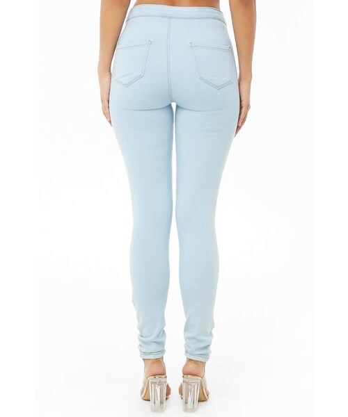 FOREVER 21（フォーエバー トゥエンティーワン）の「Forever 21 High-Rise Skinny Jeans（デニムパンツ・レディース・Green/Red/Black/Blue・5/11/1/7/13/3/9/15）」の9枚目の写真