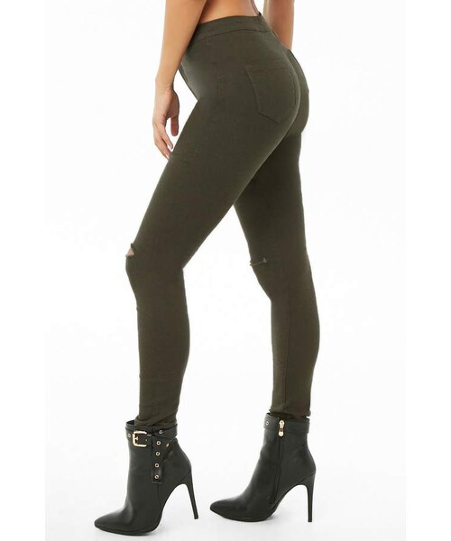 FOREVER 21（フォーエバー トゥエンティーワン）の「Forever 21 High-Rise Skinny Jeans（デニムパンツ・レディース・Green/Red/Black/Blue・5/11/1/7/13/3/9/15）」の17枚目の写真