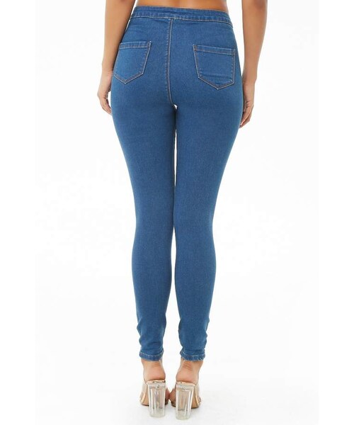 FOREVER 21（フォーエバー トゥエンティーワン）の「Forever 21 High-Rise Skinny Jeans（デニムパンツ・レディース・Green/Red/Black/Blue・5/11/1/7/13/3/9/15）」の13枚目の写真