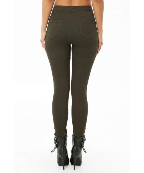 FOREVER 21（フォーエバー トゥエンティーワン）の「Forever 21 High-Rise Skinny Jeans（デニムパンツ・レディース・Green/Red/Black/Blue・5/11/1/7/13/3/9/15）」の5枚目の写真