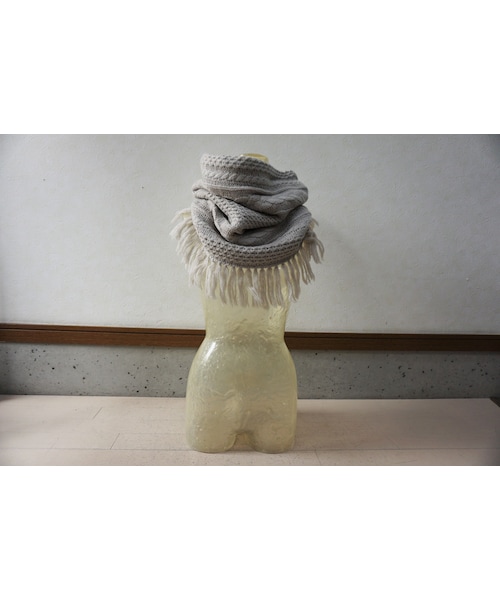 bedsidedrama（ベットサイドドラマ）の「bedsidedrama　クラシックモヘアネックウォーマー（GREY）（ネックウォーマー/スヌード・レディース・その他）」の2枚目の写真