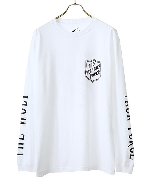 WP（ダブリューピー）の「WPFⅡ L/Tee -WHITE-（Tシャツ/カットソー・メンズ・ホワイト・XL/L）」の3枚目の写真