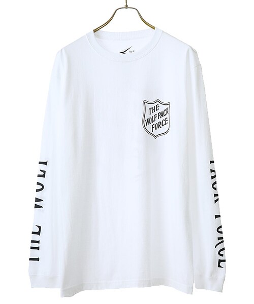 WP（ダブリューピー）の「WPFⅡ L/Tee -WHITE-（Tシャツ/カットソー・メンズ・ホワイト・XL/L）」の4枚目の写真