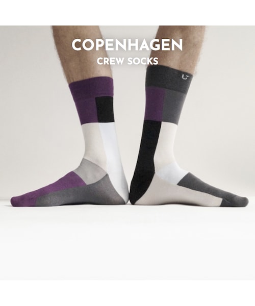 SOLOSOCKS（ソロソックス）の「SOLOSOCKS CREW SOCKS（ソックス/靴下・レディース・イエロー/パープル/ベージュ/オレンジ/ホワイト/レッド/グリーン/ブルー/グレー・23~26cm/26.5~30cm）」の7枚目の写真