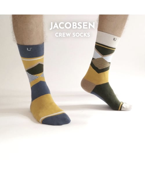 SOLOSOCKS（ソロソックス）の「SOLOSOCKS CREW SOCKS（ソックス/靴下・レディース・イエロー/パープル/ベージュ/オレンジ/ホワイト/レッド/グリーン/ブルー/グレー・23~26cm/26.5~30cm）」の4枚目の写真