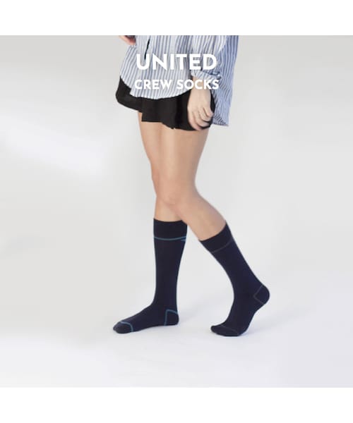 SOLOSOCKS（ソロソックス）の「SOLOSOCKS CREW SOCKS（ソックス/靴下・レディース・イエロー/パープル/ベージュ/オレンジ/ホワイト/レッド/グリーン/ブルー/グレー・23~26cm/26.5~30cm）」の3枚目の写真