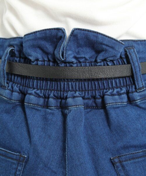 LOWRYS FARM（ローリーズファーム）の「ハイウエストショートパンツ（パンツ・レディース・ネイビー/ブラック/ブルー/オフ・Ｆ）」の10枚目の写真