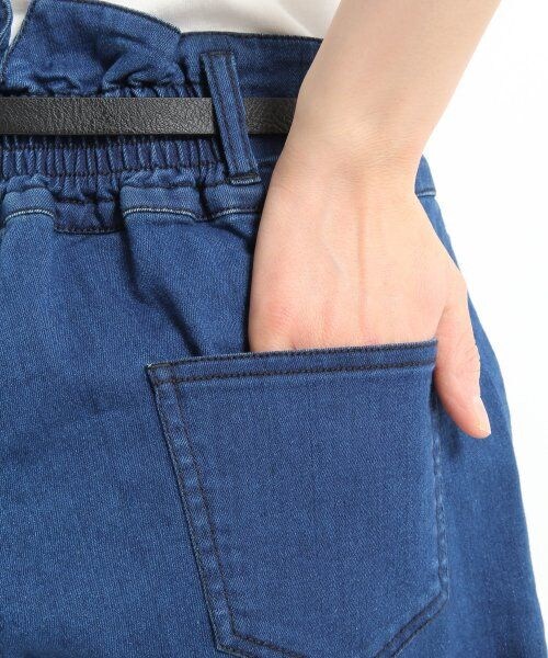 LOWRYS FARM（ローリーズファーム）の「ハイウエストショートパンツ（パンツ・レディース・ネイビー/ブラック/ブルー/オフ・Ｆ）」の11枚目の写真