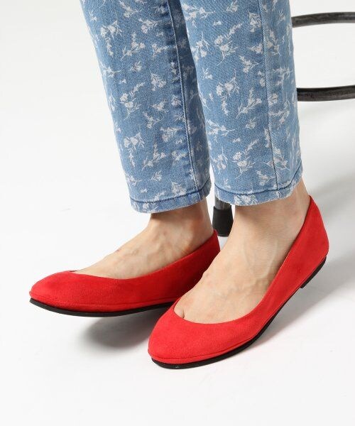 LEPSIM（レプシィム）の「【セール除外】フラットシューズＳＳ（シューズ・レディース・ヒョウ/レッド/ゴールド/シルバー/ブラック・Ｌ(24-24.5)/Ｍ(23-23.5)/Ｓ(22-22.5)）」の3枚目の写真