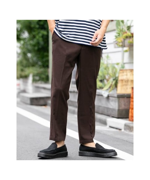 URBAN RESEARCH Sonny Label(アーバンリサーチサニーレーベル)の「ワイドクロップドストレッチパンツ(パンツ・メンズ・ブラウン/グレー/ブラック・M/L)」の1枚目の写真