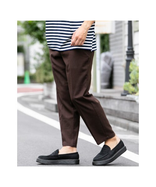 URBAN RESEARCH Sonny Label(アーバンリサーチサニーレーベル)の「ワイドクロップドストレッチパンツ(パンツ・メンズ・ブラウン/グレー/ブラック・M/L)」の5枚目の写真