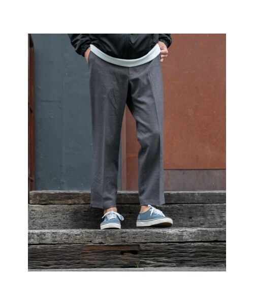 URBAN RESEARCH Sonny Label(アーバンリサーチサニーレーベル)の「ワイドクロップドストレッチパンツ(パンツ・メンズ・ブラウン/グレー/ブラック・M/L)」の3枚目の写真