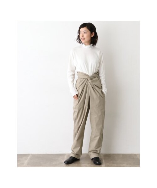 COSMIC WONDER オーガニックコットンのラップパンツ グレー Cosmic