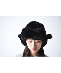 FLAG by ALEXIA STAM | KAIKI ファーロシアン帽(ニットキャップ/ビーニー)