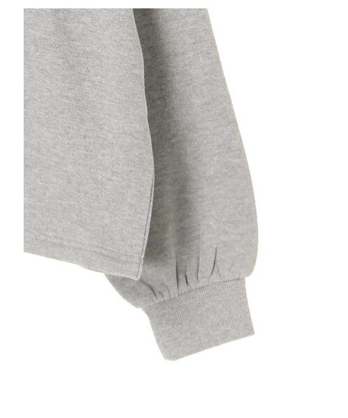 earth music&ecology（アースミュージックアンドエコロジー）の「・ロゴプリントパーカー（トップス・杢ライトグレー/ブラック/ボルドー/ネイビー/パープル/ダークグリーン・F）」の6枚目の写真