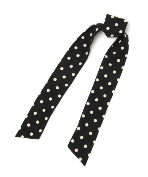 LOWRYS FARM（ローリーズファーム）の「スカーフネックレス（アクセサリー・オフ/ブラック/バーガンディー/ブラウン）」の8枚目の写真