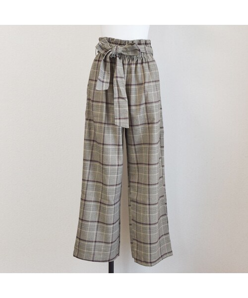 no brand（ノーブランド）の「[ RE-ARRIVAL ] グレンチェックワイドPT（その他パンツ・レディース・その他）」の13枚目の写真