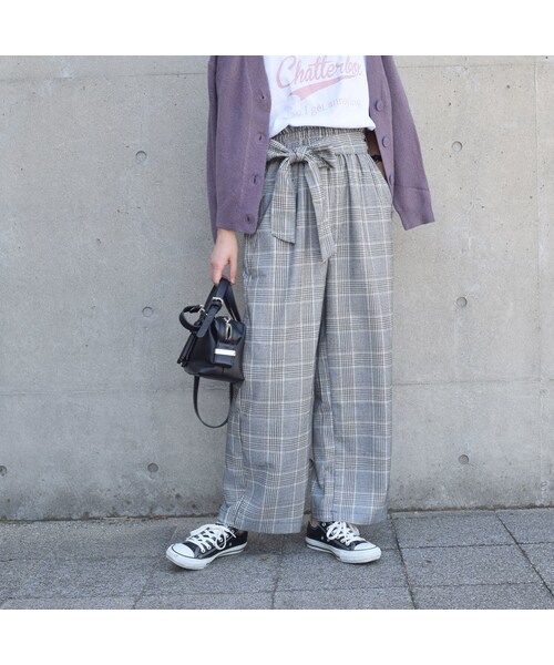 no brand（ノーブランド）の「[ RE-ARRIVAL ] グレンチェックワイドPT（その他パンツ・レディース・その他）」の6枚目の写真