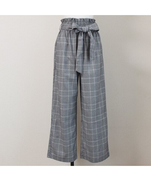 no brand（ノーブランド）の「[ RE-ARRIVAL ] グレンチェックワイドPT（その他パンツ・レディース・その他）」の9枚目の写真