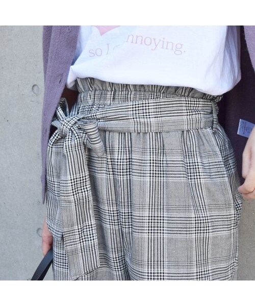 no brand（ノーブランド）の「[ RE-ARRIVAL ] グレンチェックワイドPT（その他パンツ・レディース・その他）」の8枚目の写真