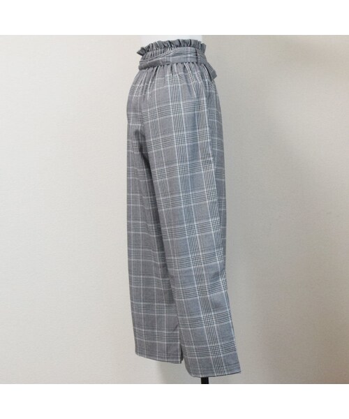 no brand（ノーブランド）の「[ RE-ARRIVAL ] グレンチェックワイドPT（その他パンツ・レディース・その他）」の10枚目の写真